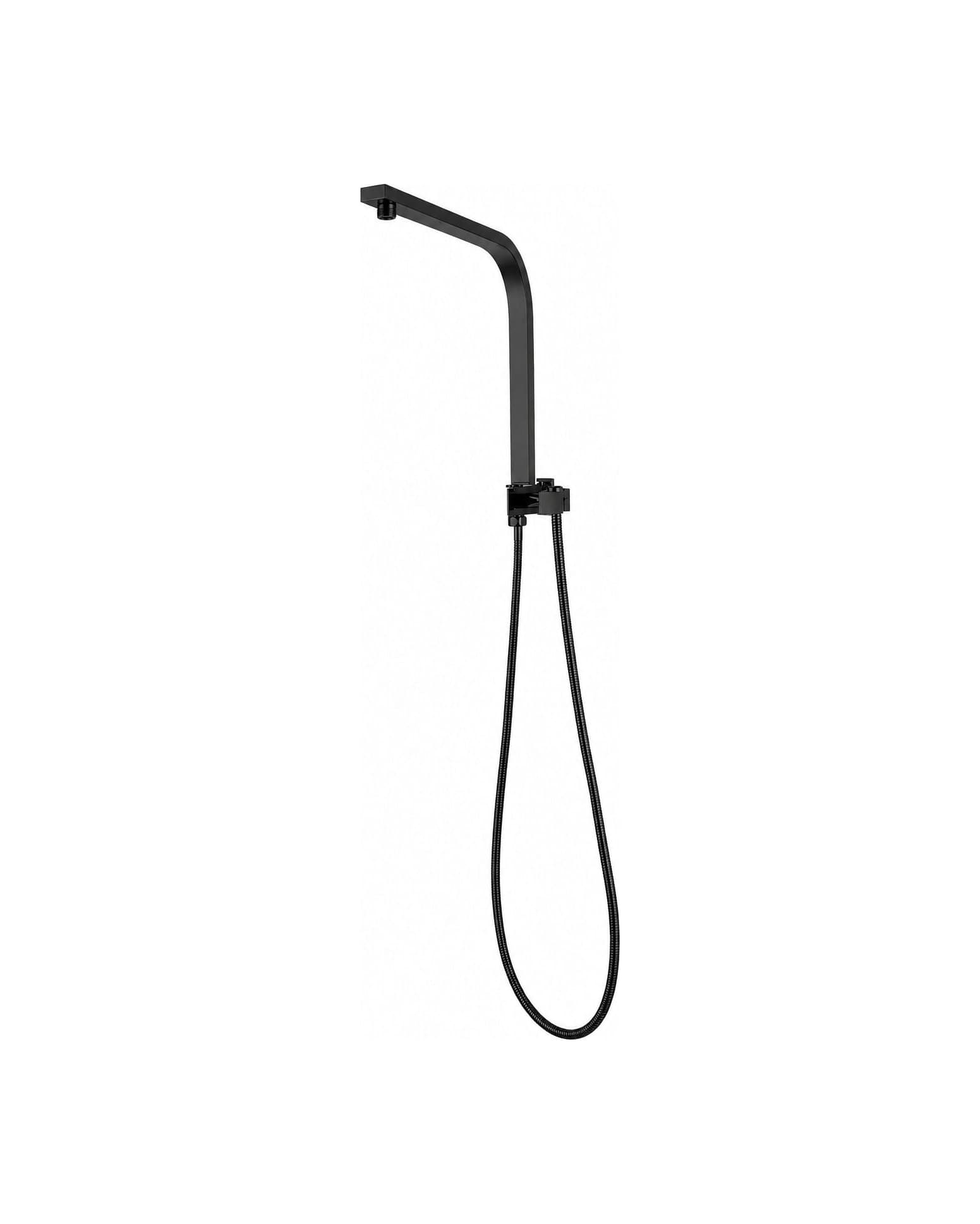 Dahlia Square Shower (Freestanding) — Matte Black — product image