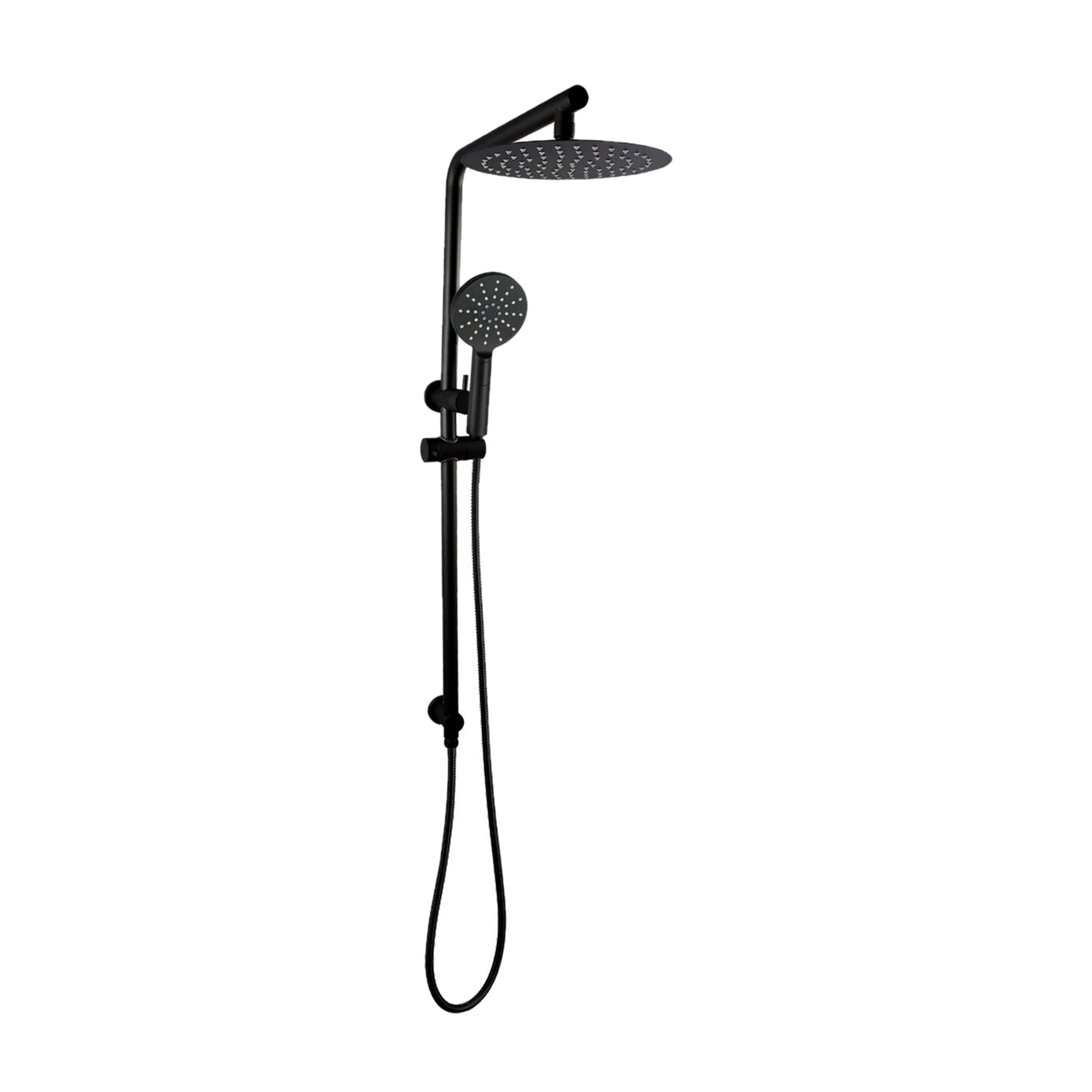 Mimosa Round Shower Station — Matte Black — product image