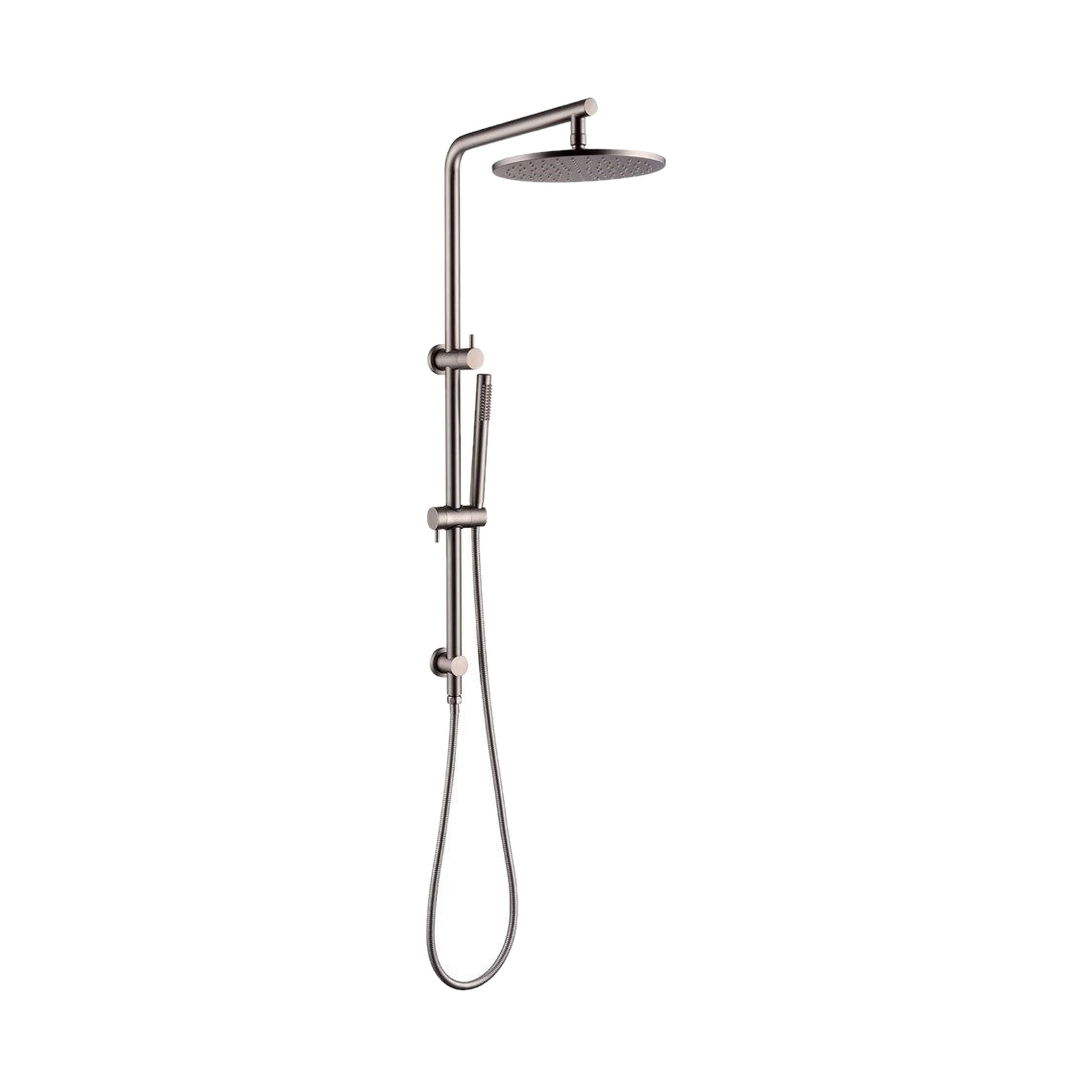 Mimosa Round Shower Station — Brushed Nickel — product image