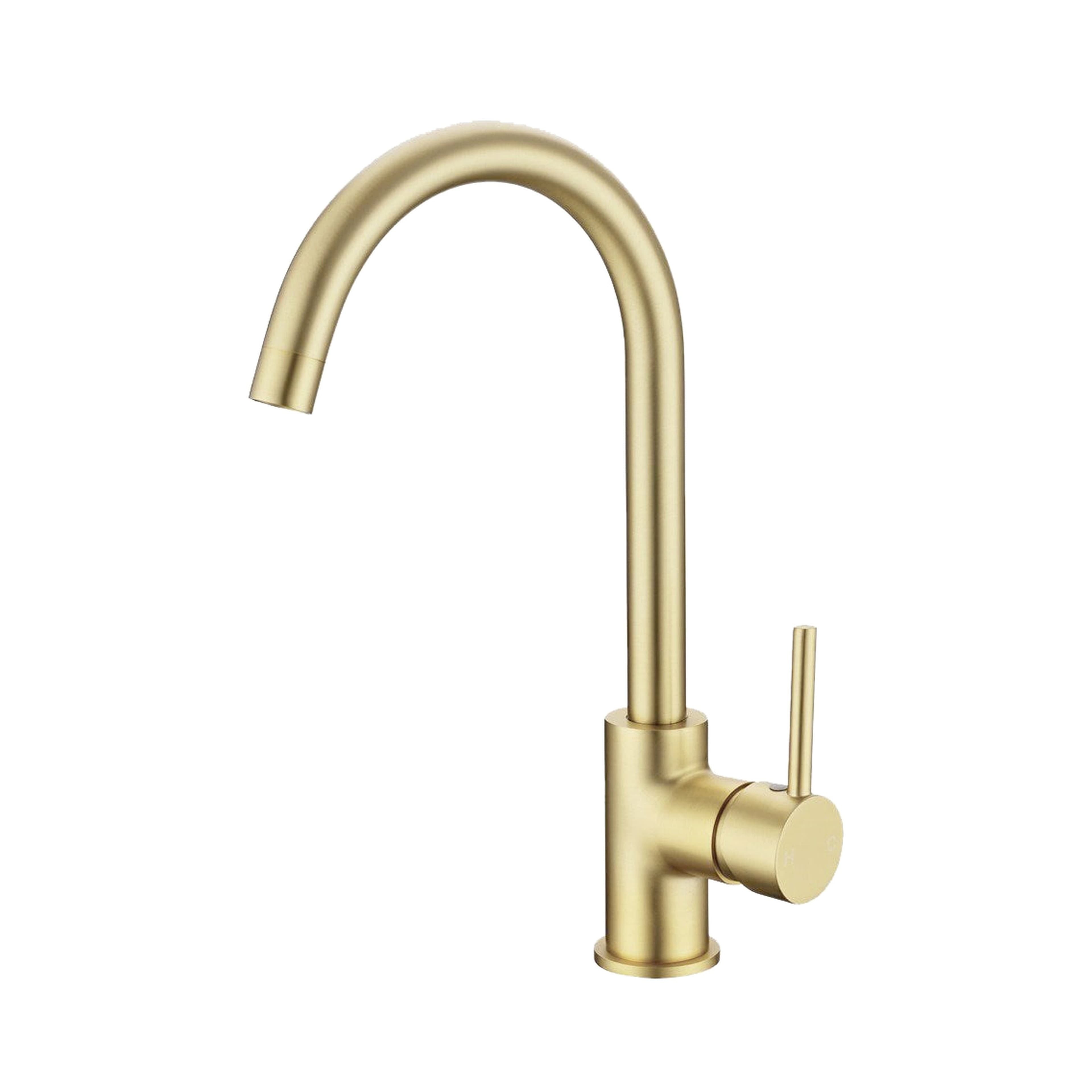 Mimosa Laundry/Kitchen Mixer — Brushed Gold — product image