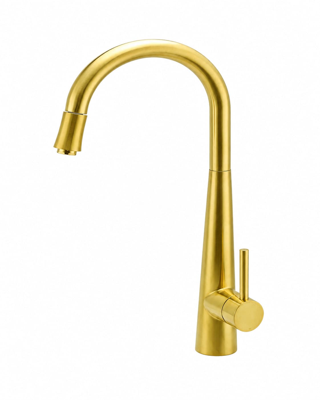 Mimosa Pullout Mixer — Brushed Gold — product image