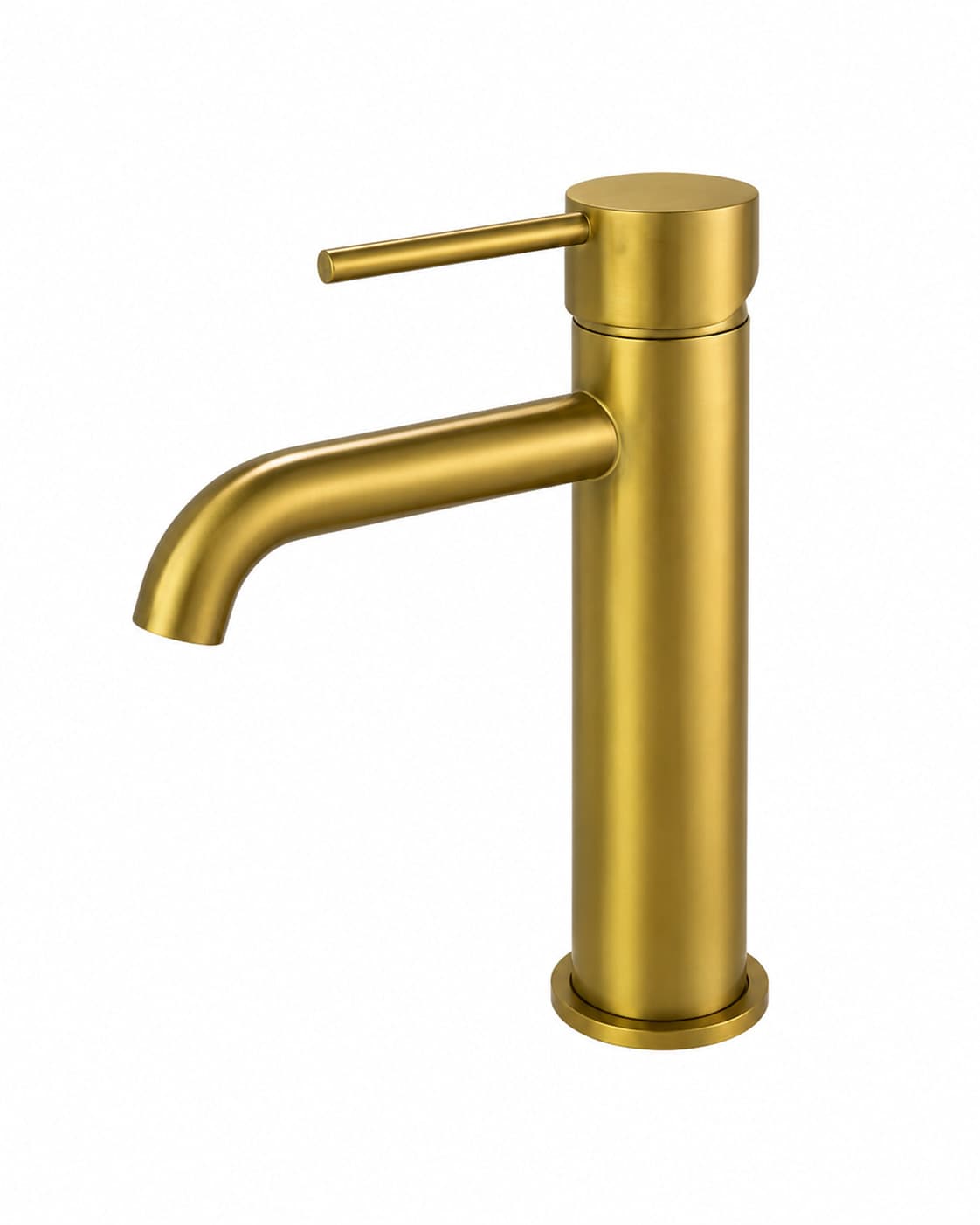 Mimosa Short Basin Mixer — Brushed Gold — product image