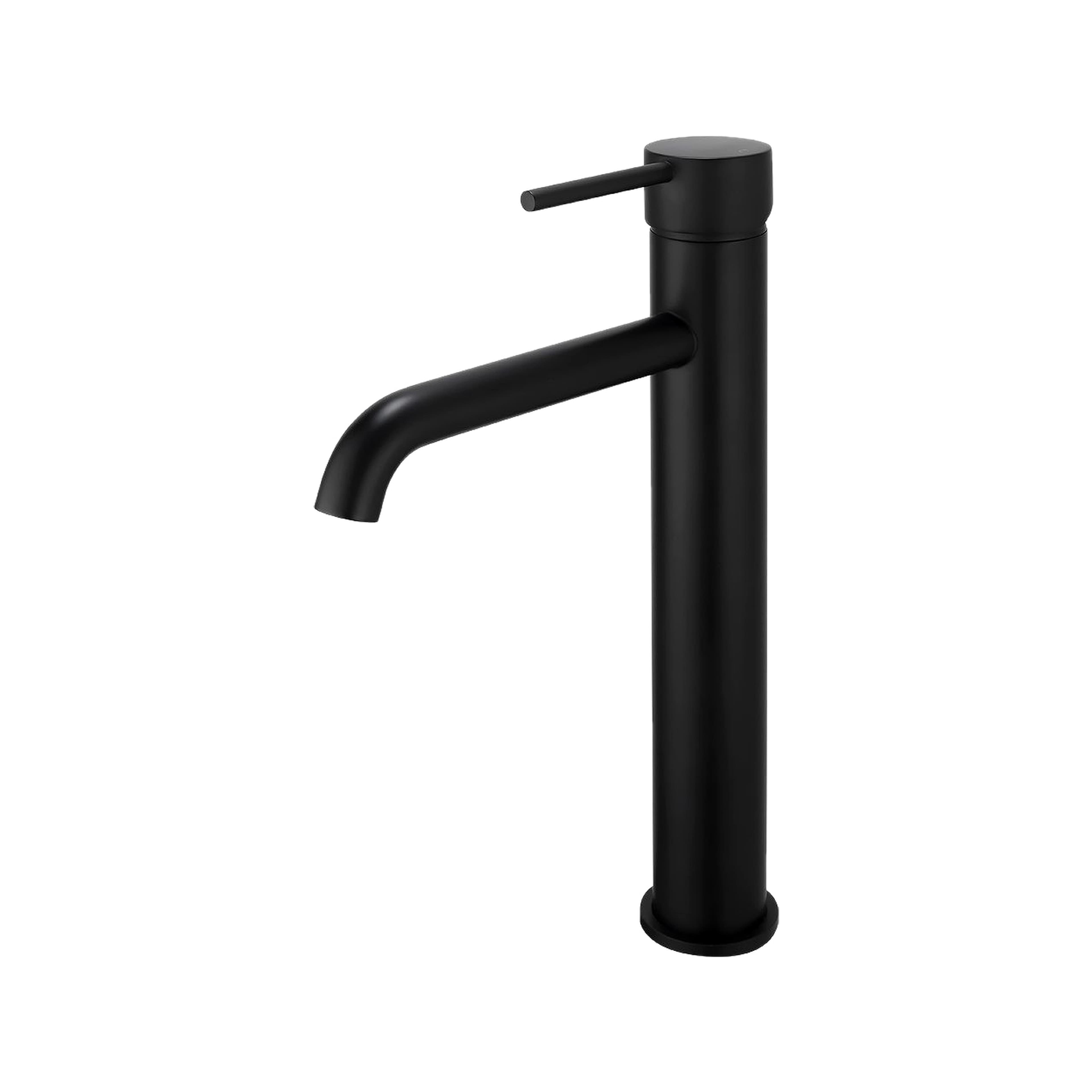Mimosa Tall Basin Mixer — Matte Black — product image